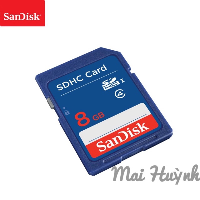 Thẻ Nhớ SDHC 8GB Class4 - Hàng Rời Không Box