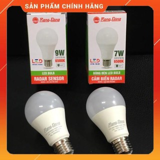 Bóng đèn cảm biến người Rạng Đông 9w chính hãng, lắp đặt đơn giản, cảm biến chuyển động 3-5m