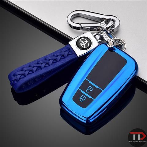 Vỏ TPU Bảo Vệ Chìa Khóa Cho Xe Toyota Prius Camry Corolla C-HR CHR RAV4 Prado 2018