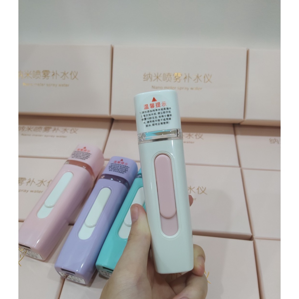 [Tặng kèm quà]Máy xịt khoáng phun sương sạc dự phòng Shenbao cấp ẩm bù khoáng cho da 30ml