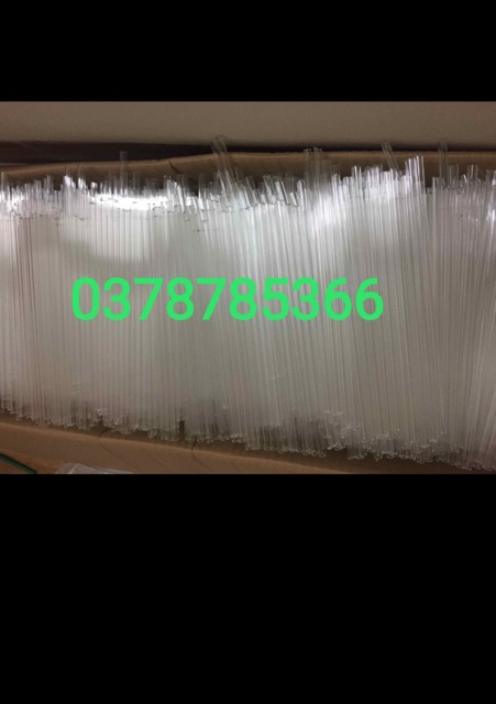 Ống hút thuỷ tinh combo 50 trắng