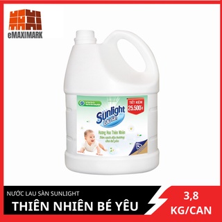 Nước lau sàn Sunlight Thiên nhiên bé yêu CAN 3.8KG