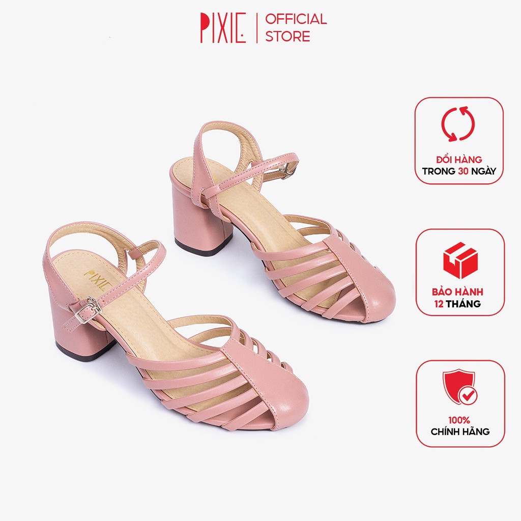 Sandal Cao Gót 7cm Dáng Rọ Pixie X766
