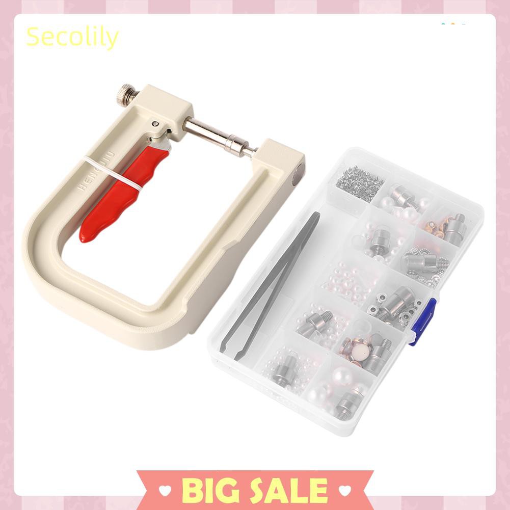 Bộ máy chỉnh sửa ngọc trai thủ công dành cho nghề làm mũ quần áo tự làm