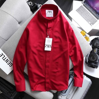Sơ mi nam cổ trụ cao cấp