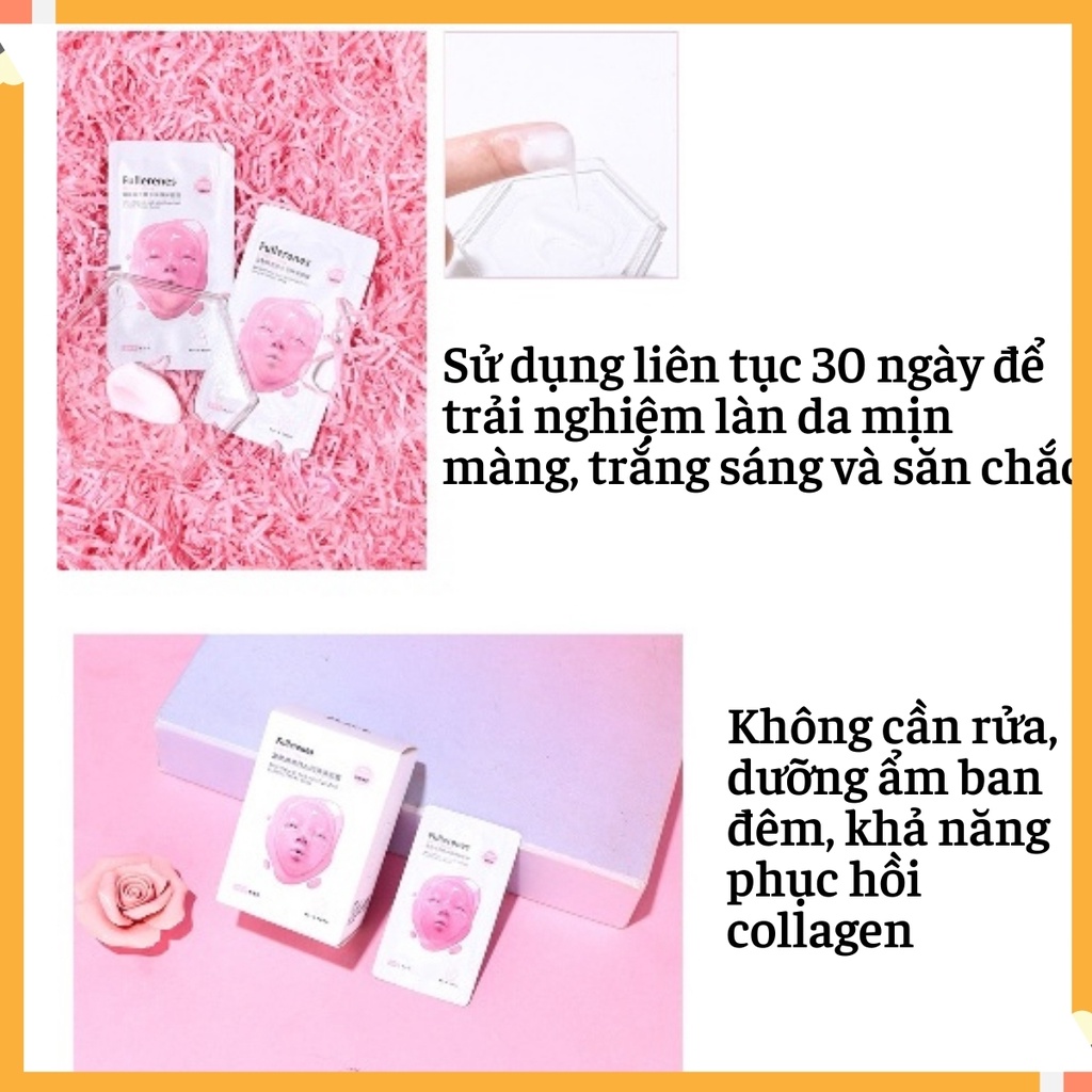 Mặt Nạ Ngủ Fullerene Mặt Nạ Nội Địa Trung Dưỡng Ẩm Phục Hồi Collagen Trắng Sáng Hankey-AnnA.40.Cosmetic