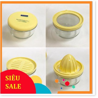 Bộ chế biến đồ ăn dặm kiểu Nhật Glasslock