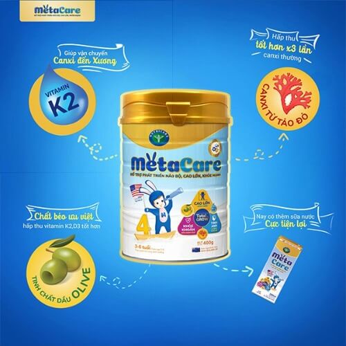 [CHÍNH HÃNG] Sữa Bột Metacare 3_Hộp 900g MẪU MỚI date mới