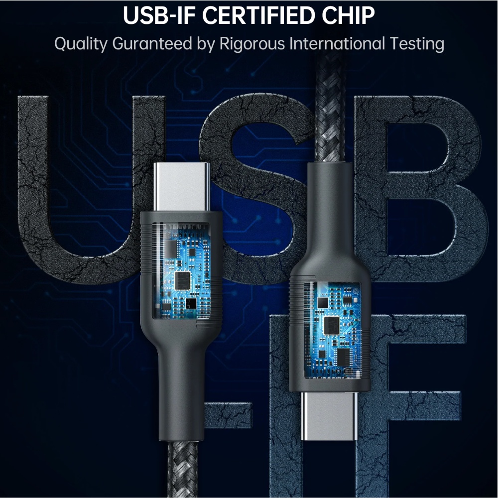 Dây Cáp Type C To C 100W Dài 2M Sạc Nhanh iPhone 15, Android, Laptop, Macbook CHOETECH XCC-1027 - Hàng Chính Hãng