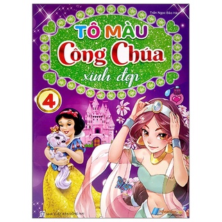 Sách tô màu công chúa xinh đẹp - tập 4