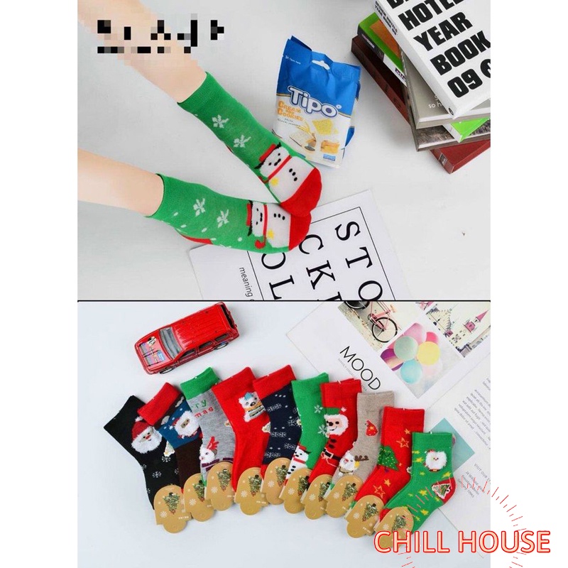 Set 5 đôi tất noel cho bé