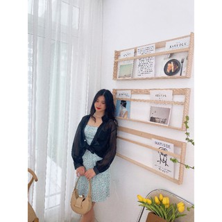 [V08] Set Đầm cúp ngực - Áo voan