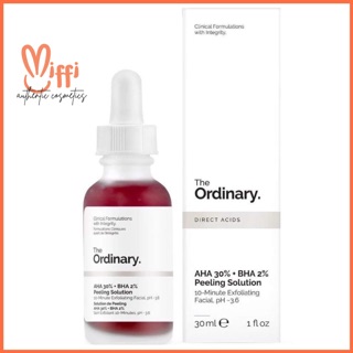 [MIFFI] TINH CHẤT TẨY DA CHẾT HOÁ HỌC THE ORDINARY AHA 30%+BHA 2% 30ml