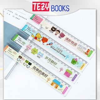 Thước kẻ học sinh 15cm hình dễ thương ngẫu nhiên - TZ72111HN