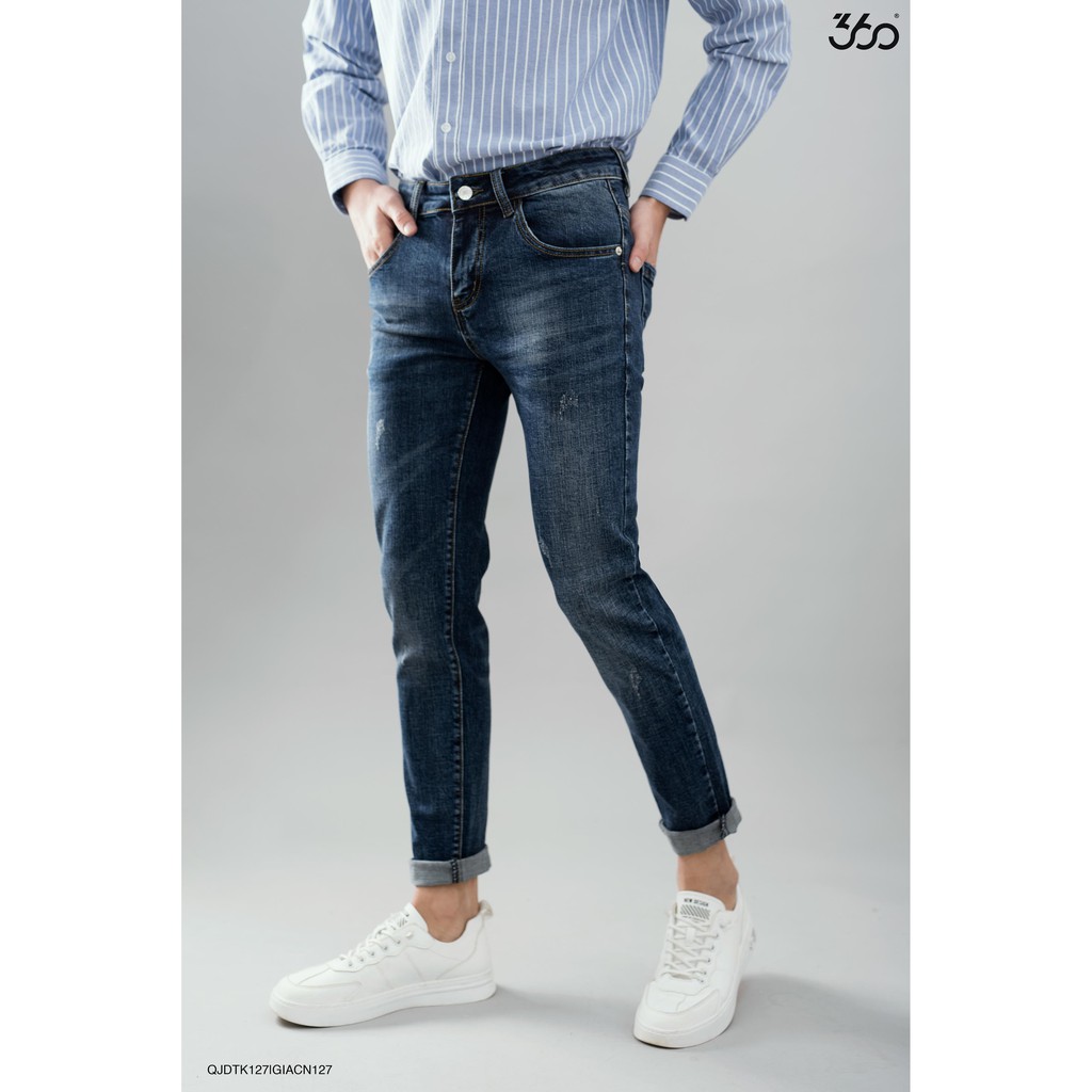 Quần jean nam cao cấp thương hiệu 360 Boutique - QJDTK127 | BigBuy360 - bigbuy360.vn