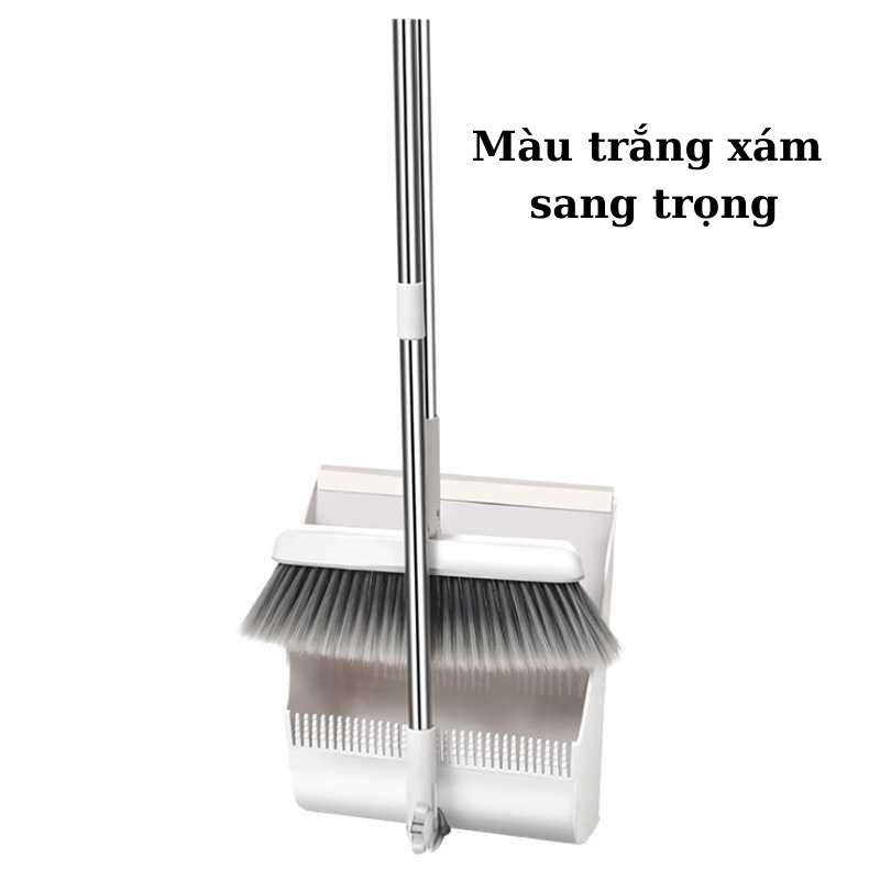 Bộ Chổi Quét Nhà Gấp Gọn Thông Minh Kèm Hót Rác Gấp Gọn - Dung