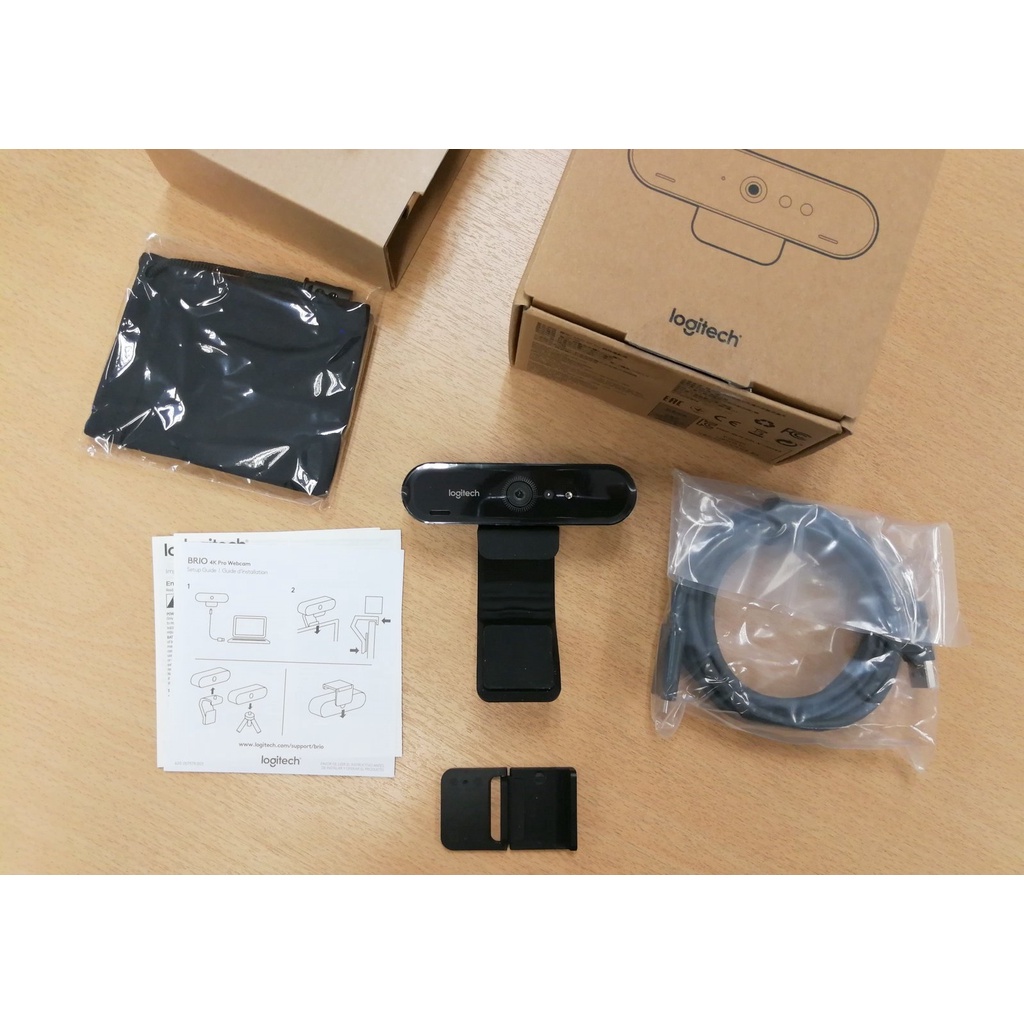 Camera webcam máy tính Brio 4K bản Pro Logitech UHD 4K/30fps - 90°/13MP/ Zoom 5x, Lấy nét tự động