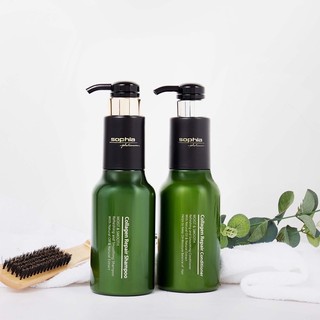 Dầu gội - Dầu xả Collagen Sophia Hàn Quốc 500ml phục hồi tóc hư tổn