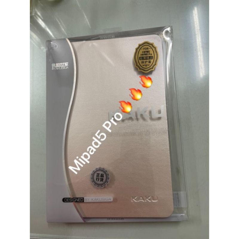 Bao da Kaku cho máy tính bảng Xiaomi Mi Pad 5/ Mi Pad 5 Pro nắp gập 2 mặt chính hãng