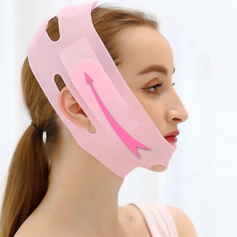 Mặt Nạ Silicon Tạo Cằm Chữ V Giúp Thon Gọn Gương Mặt Hoàn Hảo