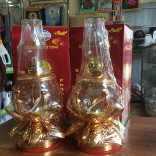 ĐÈN THỜ DẦU LƯU LY CỠ ĐẠI SỐ 02