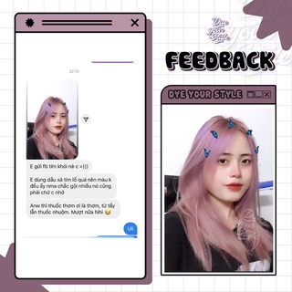 THUỐC NHUỘM TÓC  LIGHT LAVENDER - TÍM LAVENDER NHẠT