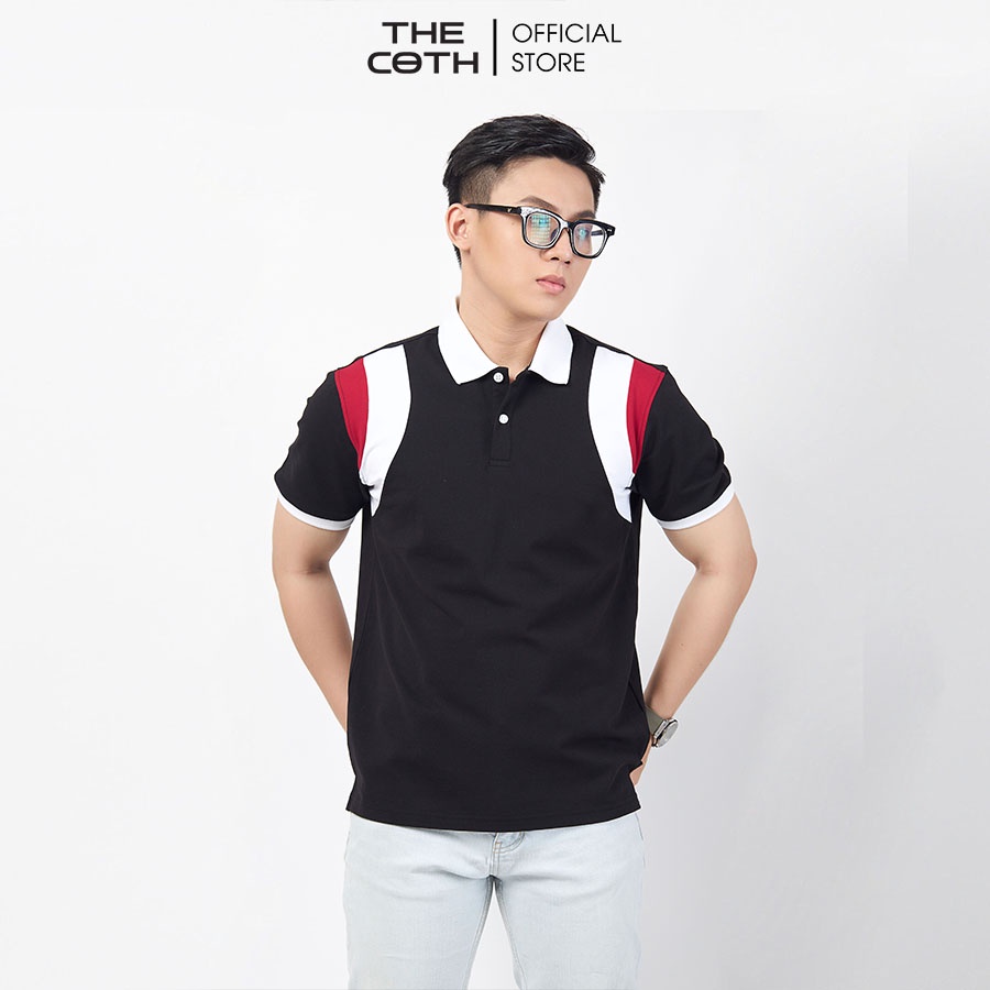 Áo Polo Nam Hàng Hiệu Chất Cotton cao cấp mát mẻ, thiết kế phối màu cực đẹp Thương hiệu THE COTH PL1M1024