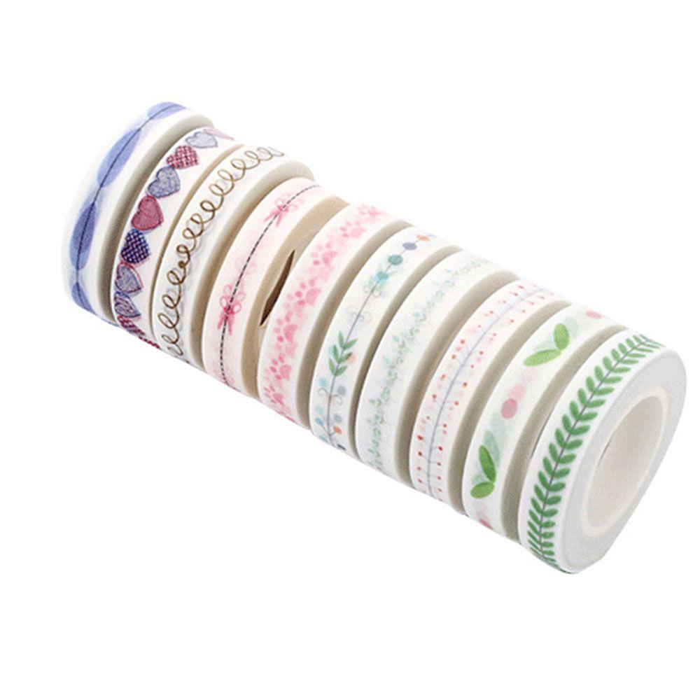 Cuộn Băng Dính Washi Có Thể Xé Dùng Trang Trí DIY