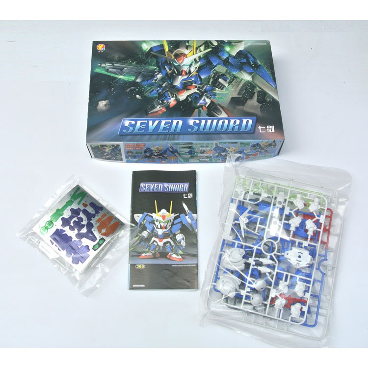 ( Có Sẵn )Mô hình lắp ráp Gundam SD SEVEN SWORD - cực đẹp-cực chất