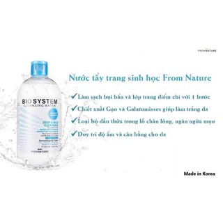 Nước tẩy trang BIOsystem