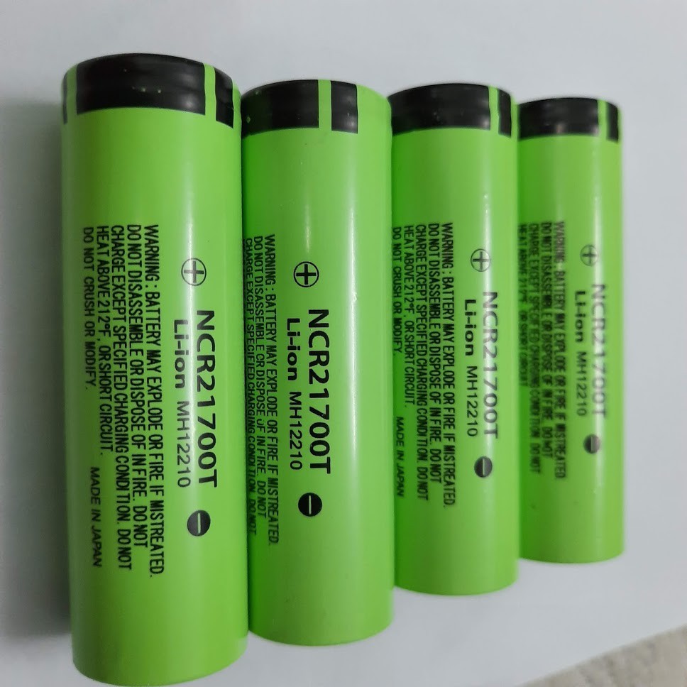 Pin sạc 3.7v 21700 NCR21700T dung lượng và dòng xả cao 4800mah 8A đến 10A dùng cho sạc dự phòng đồ chơi trẻ em...