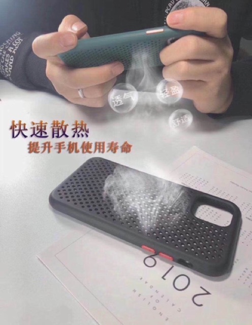 Ốp lưng chống bẩn tản nhiệt iPhone 6/6s/6 plus/6s plus/X/Xs/11/11 Pro Max