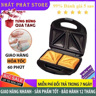 Máy nướng bánh sandwich Nikai Nhật mới Nướng Bánh Siêu Tốc 💥BẢO HÀNH 12 THÁNG💥