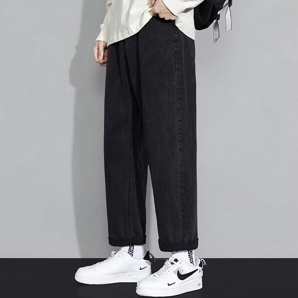 Quần jean baggy nam Mantoni, quan jeans bò ống suông rộng Hot 2021 | BigBuy360 - bigbuy360.vn