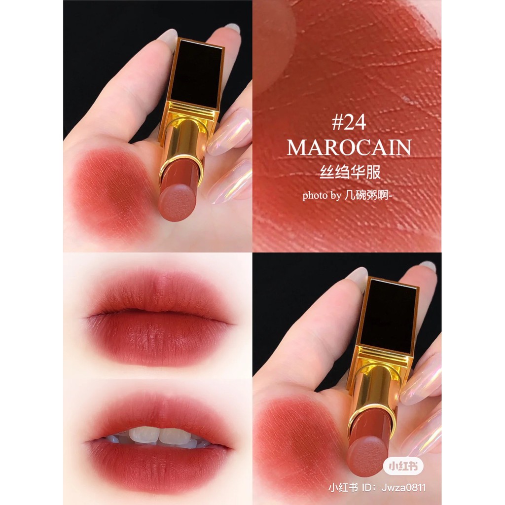 Son Tom Ford Lip Color Satin Matte màu 24 Marocain