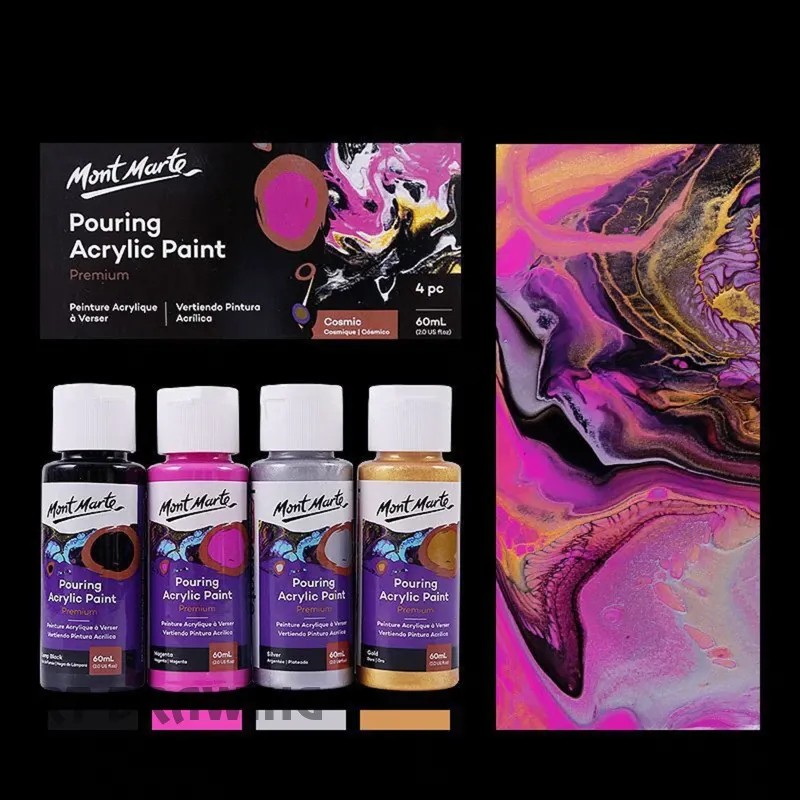 Mont Marte Premium Pouring Acrylic Paint, Màu Acrylic Pouring đăng lần 1/2