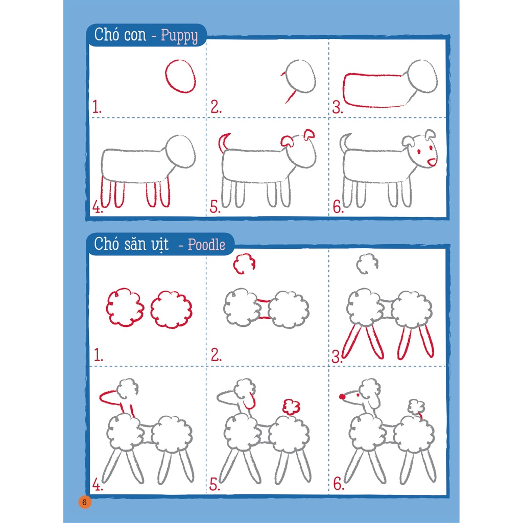 Sách Họa Sĩ Tí Hon - Learn To Draw... Animals! - Nào, Ta Cùng Học Vẽ… Các Loài Động Vật!