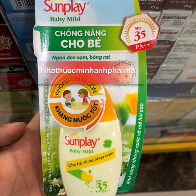 Kem chống nắng cho bé Sunplay Baby Mild SPF 35 PA+++