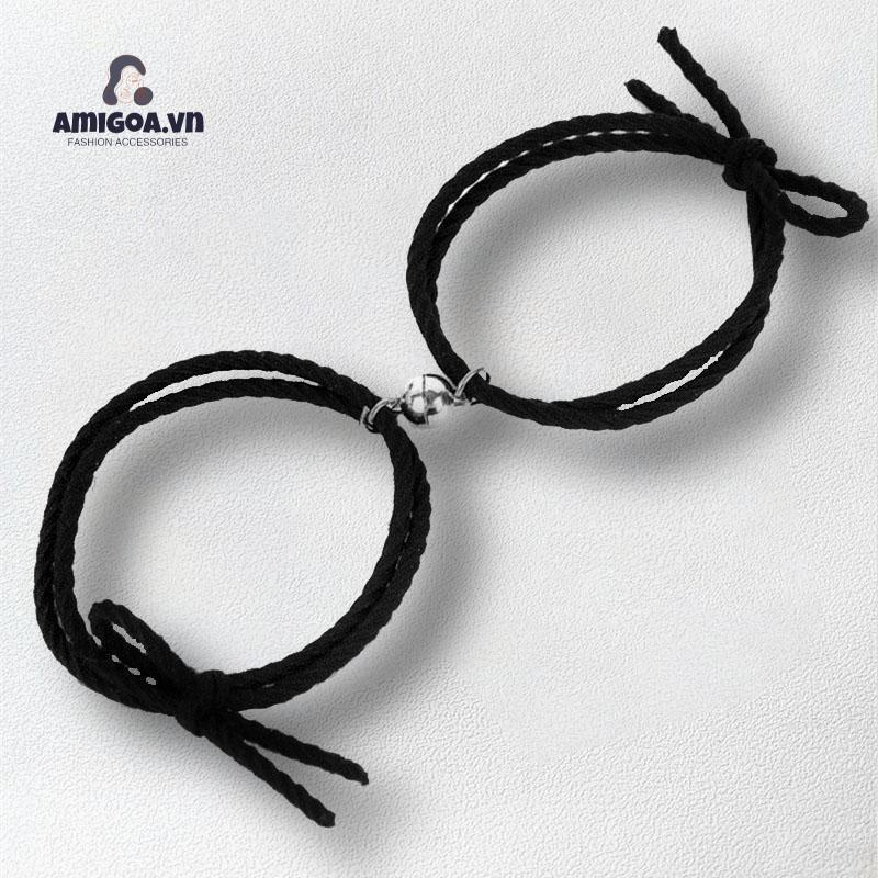 Vòng Tay Dây Cao Su Hít Nam Châm Dành Cho Cặp Đôi