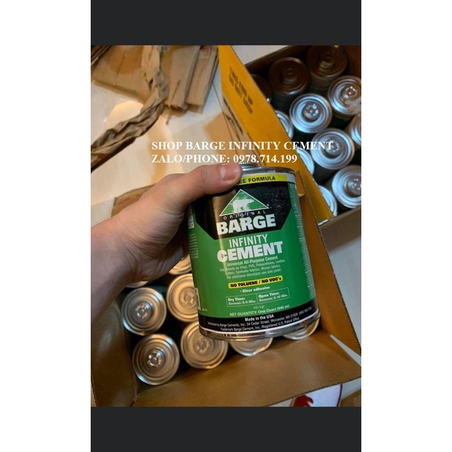 Keo Đa Năng Barge Infinity Cement 1 Quart (Made in USA). LIÊN HỆ để có giá tốt nhất
