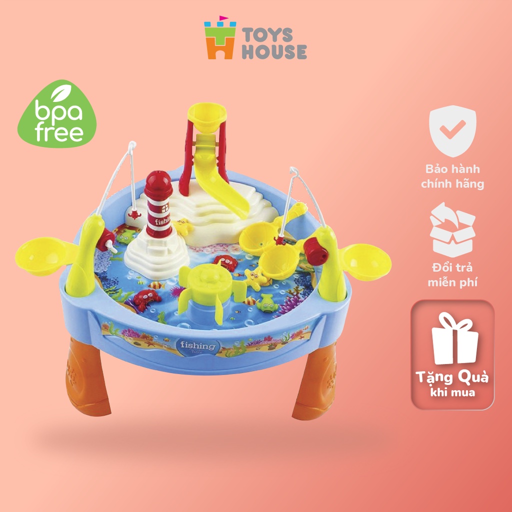 Đồ chơi câu cá cho bé có đèn nhạc Toyshouse 889-68: Phát triển vận động tinh và tư duy xã hội