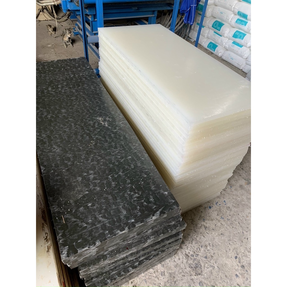 Hàng mẫu Tấm Nhựa Công Nghiệp PP 250x300x5mm Cho Máy Dập