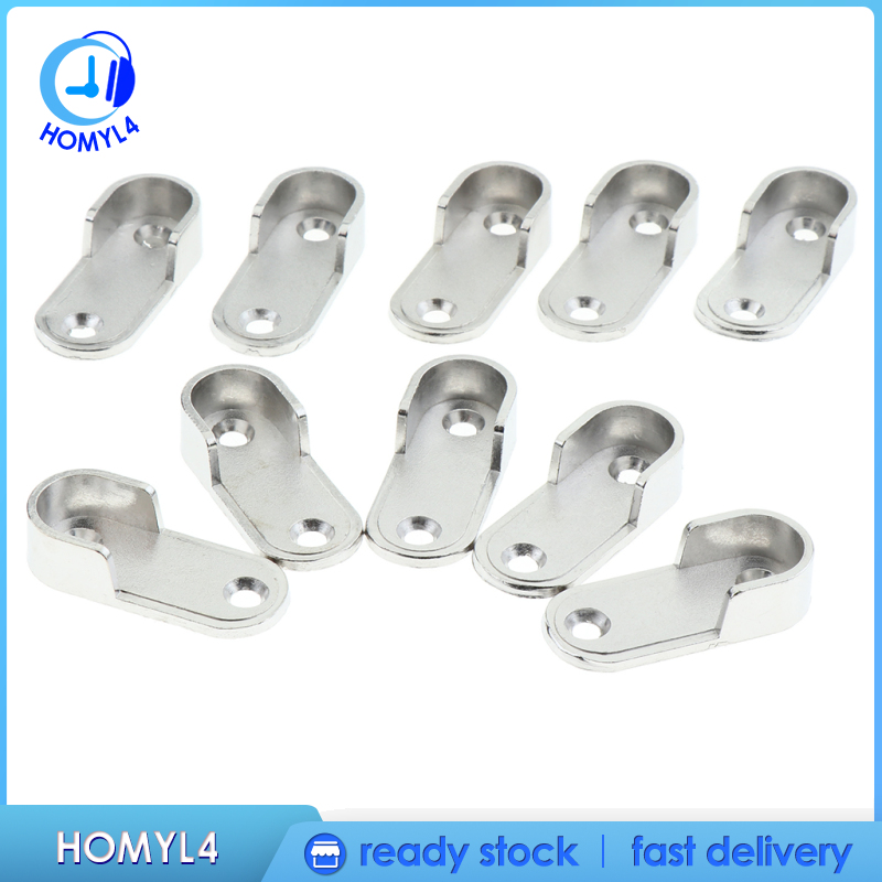 Set 10 Phụ Kiện Đỡ Thanh Treo Tủ Quần Áo Nhỏ Gọn