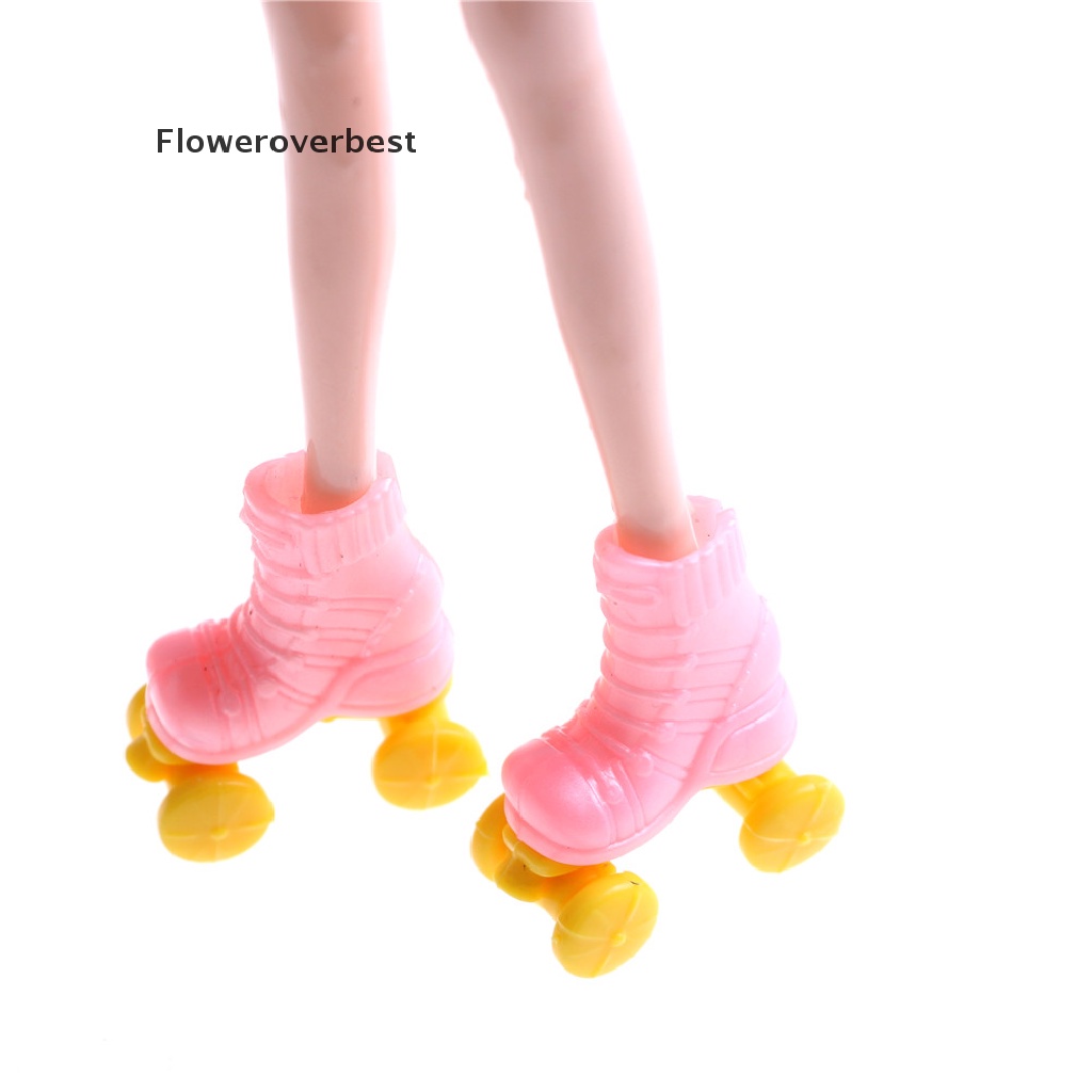 2 Đôi Giày Trượt Patin Đồ Chơi Cho Búp Bê