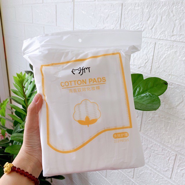 Bông tẩy trang 3 lớp Cotton Pads túi 222 miếng -TT2021 | BigBuy360 - bigbuy360.vn