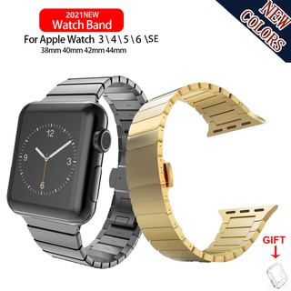 Dây đeo thép không gỉ thích hợp cho đồng hồ thông minh apple watch series 6 / se / 5 / 4 / 3 iwatch 44mm 42mm 40mm 38mm