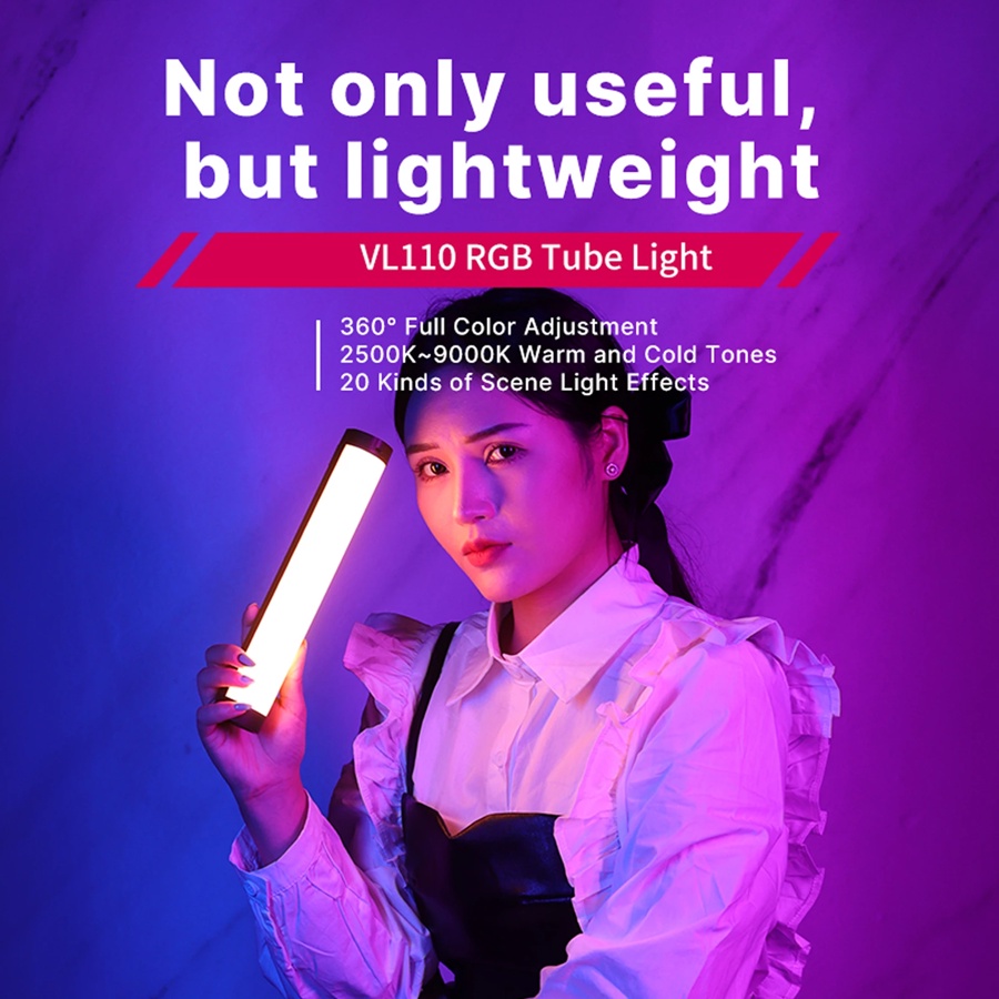 ULANZI VL110 RGB - Đèn Led Tub Đổi Màu RGB