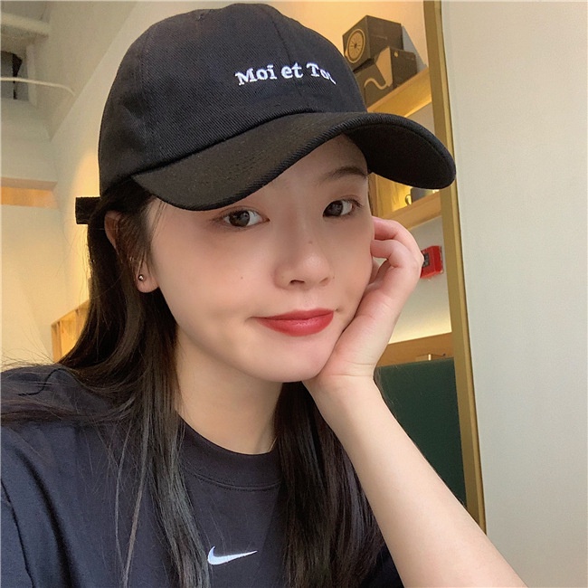 Mũ lưỡi trai họa tiết thêu chữ nhiều màu sắc cho nam nữ