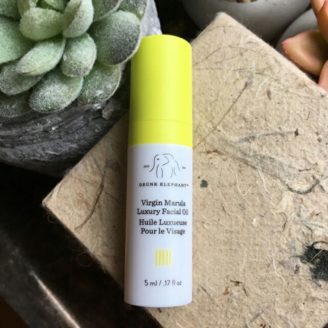 [5/8/15/30ml] Drunk Elephant Virgin Marula Luxury Facial Oil dầu dưỡng sáng da | BigBuy360 - bigbuy360.vn