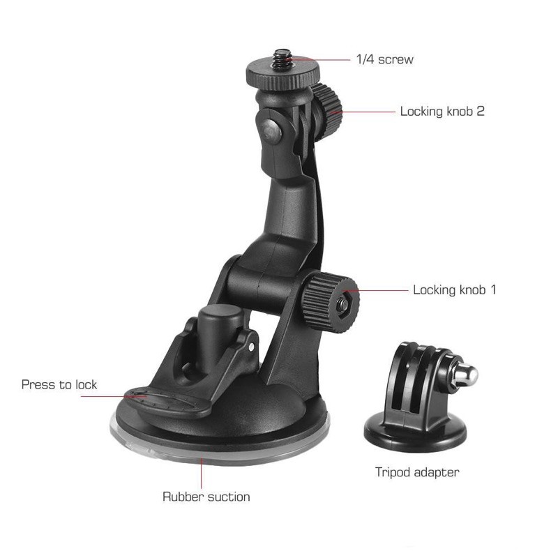 Đế hít camera hành trình gắn kính xe hơi